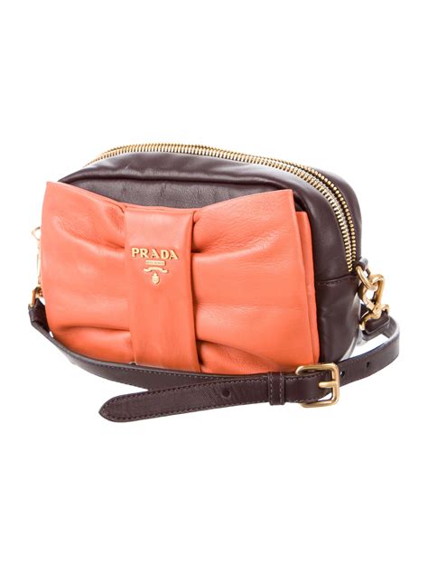 Prada Nappa Bow Crossbody Bag - Handbags - PRA136081 | The RealReal