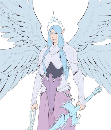 [Art] Archangel Zariel before the fall. Fanart by me : r/DungeonsAndDragons