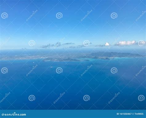 Aerial View of the Island of Antigua Stock Image - Image of antigua, aerial: 161550467