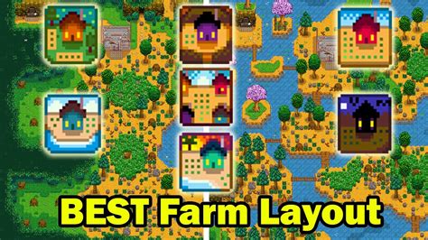 Rating ALL The 7 Farm Layouts in Stardew Valley 1.5 - YouTube