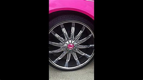 pink nissan altima on 22s - YouTube