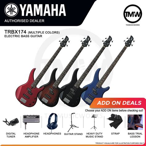 Yamaha TRBX174 Electric Bass Guitar 4 Strings Passive Pickups TRBX 174 TRBX-174 [LIMITED STOCK ...