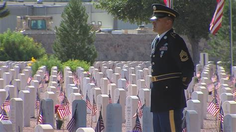 Memorial Day ceremony at Fort Bliss National Cemetery