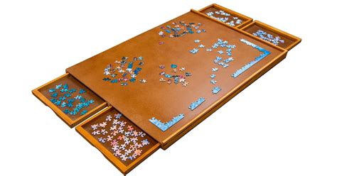 Wooden Jigsaw Puzzle Table ONLY $47.99 (Reg. $80) - Daily Deals & Coupons