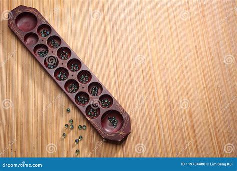 Congkak stock photo. Image of culture, antique, board - 119734400