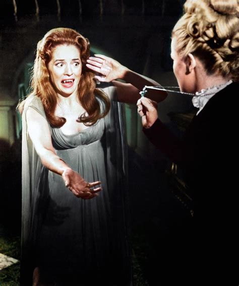 Barbara Shelley and Suzan Farmer in "Dracula: Prince of Darkness" (1966). : r/Colorization