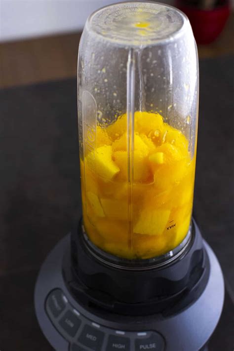 Fresh Mango Juice without a Juicer - Mind Over Munch