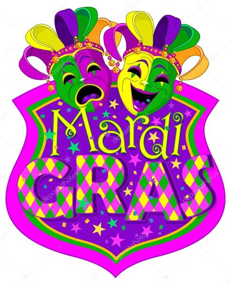 Mardi Gras Mask Clip Art - Vector Ornate Colored Mardi Gras Carnival Mask With ... : We've put ...