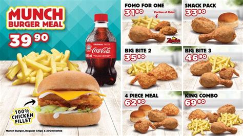 Hungry Lion Menu and Prices 2022 South Africa | Hungry, Chicken menu, Meals for one