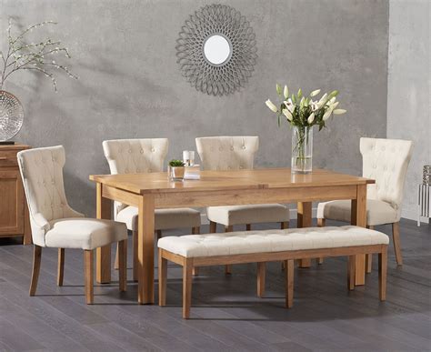 Extendable Dining Table With Bench – HOMYSTYLE