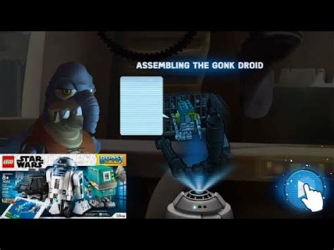 LEGO Gonk Droid Instructions From The LEGO Star Wars Droid Commander Boost Set 75253 App - YouTube