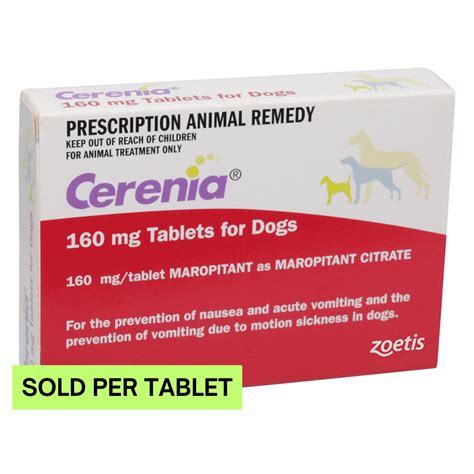 Cerenia 160mg Tablets | Buy Online from Vet Post NZ | Fast Delivery