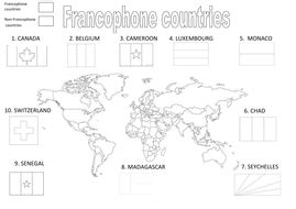 Francophone countries | Teaching Resources