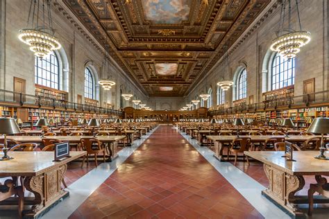 NY Public Library Main Reading Room, Manhattan | Richard Silver Photo