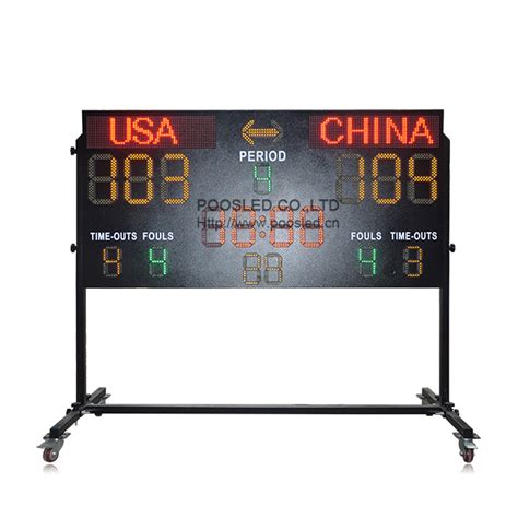 Popular Outdoor Ip53 Wireless Control Led Portable Basketball ...