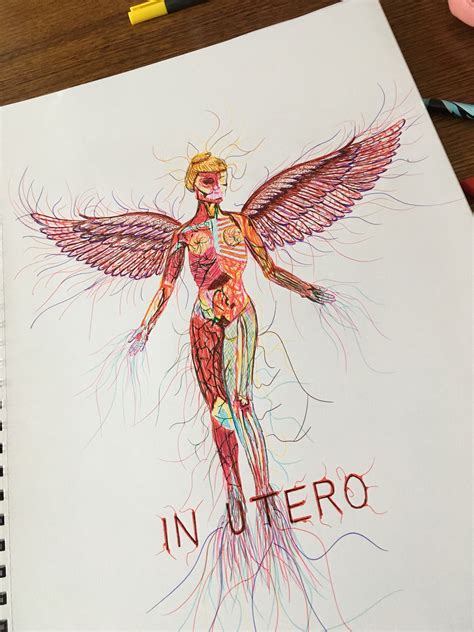 Nirvana In Utero Drawing