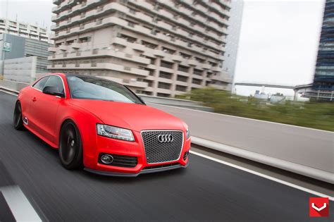 Street Queen Customized Red Matte Audi S5 — CARiD.com Gallery