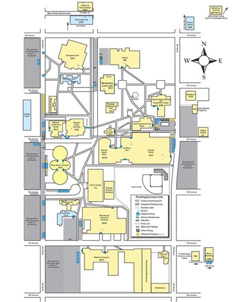 Sac State Campus Map - Printable Map