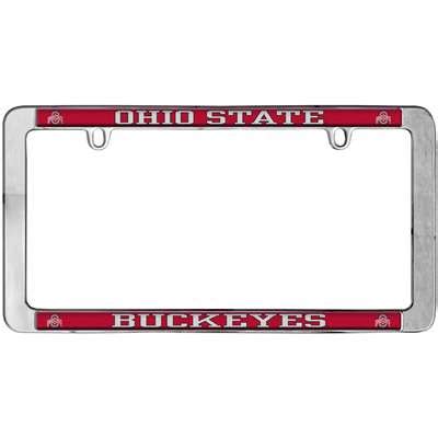 Ohio State Buckeyes Thin Metal License Plate Frame