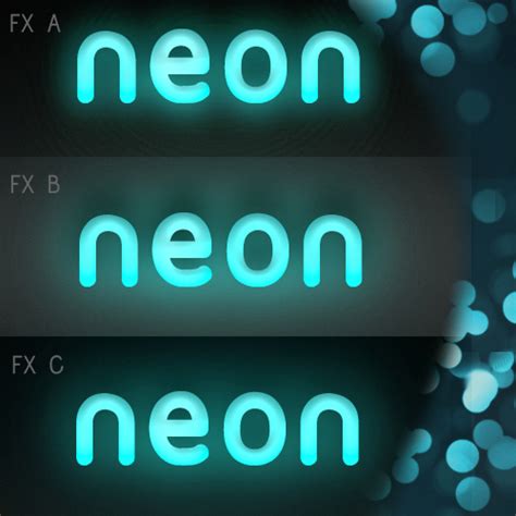 Graphic Identity: Neon Font Effect Photoshop Actions