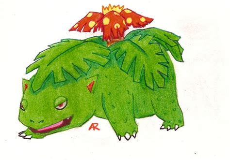 Shiny Venusaur by Numa-Numa-Shadow on deviantART