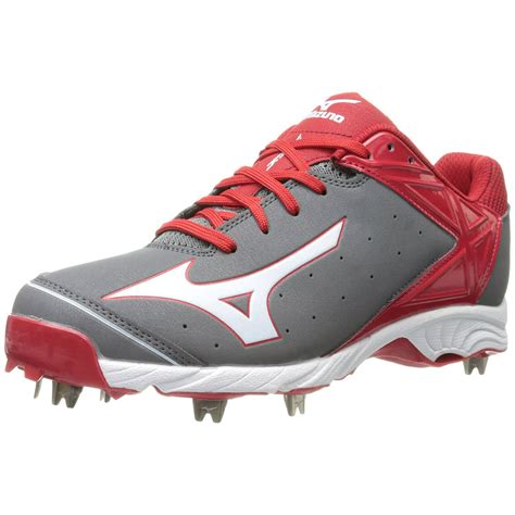 Mizuno Men's 9-Spike Advanced Swagger Low Mens Baseball Cleats 14 Grey ...