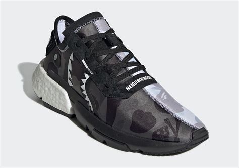 Official Images Of The BAPE x Neighborhood x adidas POD s3.1 | Bape ...