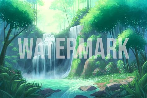 5 Waterfall Stream Background Assets Perfect for Any V-tuber Starting ...