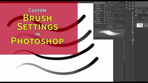 Custom Brush Settings In Photoshop - YouTube