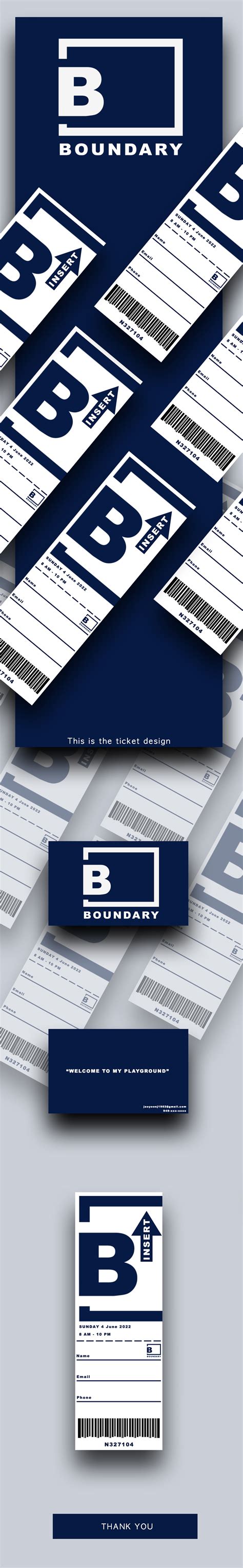 Ticket Design on Behance