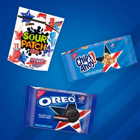 Buy Team USA OREO Chocolate Sandwich Cookies, Team USA CHIPS AHOY! Chocolate Chip Cookies & Red ...