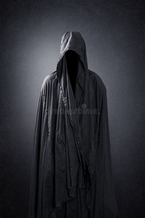 Ghostly Figure with Extra Tall Black Vintage Top Hat Stock Image - Image of danger, horror ...