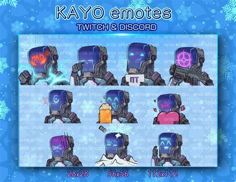 Valorant Kayo Emotes/ Valorant Kayo Cute/ Valorant Kayochibi/ Emotes ...