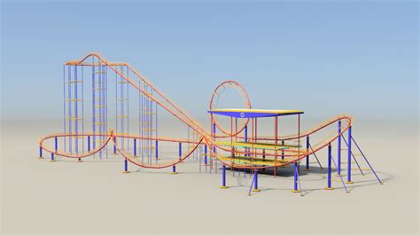 Roller coaster Free 3D Model - .lwo - Free3D