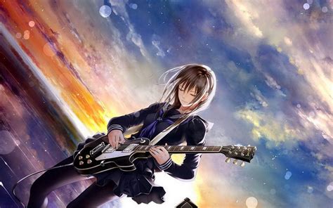 Handsome Anime Boy With Guitar Manga boy anime boys manga anime sad anime hot anime guys cute ...