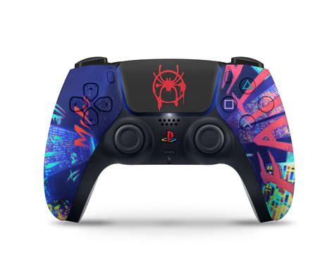 Spiderman Spiderverse Miles Morales PS5 Slim Skin – Lux Skins Official