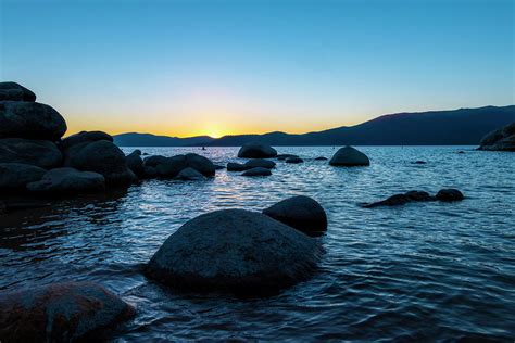 Lake Tahoe Sunset Photograph by Melanie Lawson - Pixels