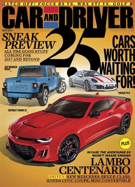 Car and Driver Magazine Subscriptions | Renewals | Gifts