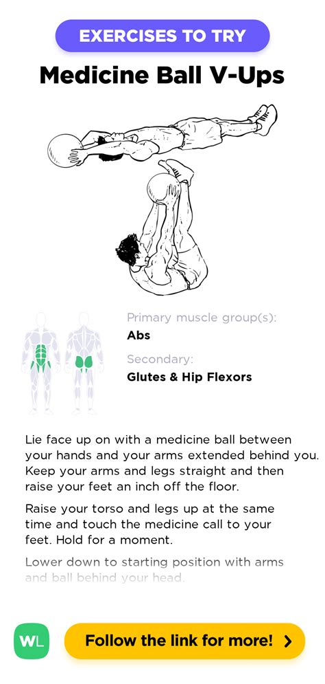 Medicine Ball V-Ups – WorkoutLabs Exercise Guide