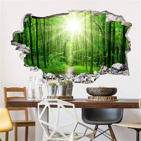 3D wall sticker sunny forest | wall-art.com