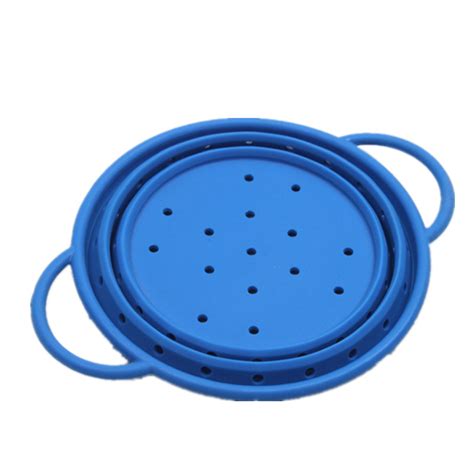 8 Inch Silicone Material Silicone Collapsible Colander