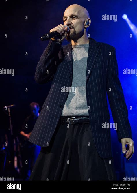 Rock band James, performing live on stage at the Royal Albert Hall ...