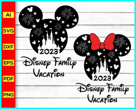 Disney Family Vacation 2023 SVG, Family Trip 2023 SVG, Mouse SVG, Mick ...