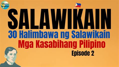 Halimbawa ng Salawikain Episode 2 | Filipino Aralin Halimbawa ng Salawikain | Kasabihang ...