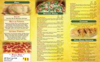 Bruno's Pizza Menu - Delivery, Dine In, Take Out