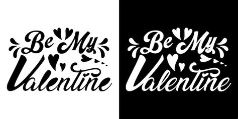 Premium Vector | Valentines day stickers lettering template