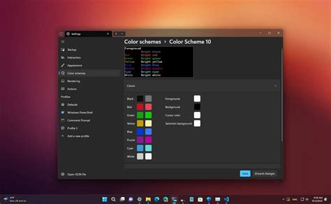 How to change color scheme on Windows Terminal - Pureinfotech