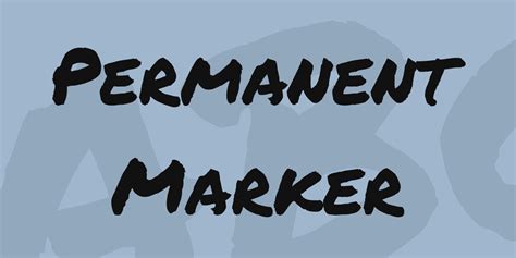 Download Permanent Marker font | fontsme.com