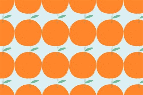 Free Vector | Seamless orange pattern pastel background