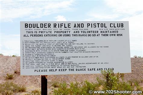 Boulder Rifle and Pistol Club - LV, NV Shooting Range